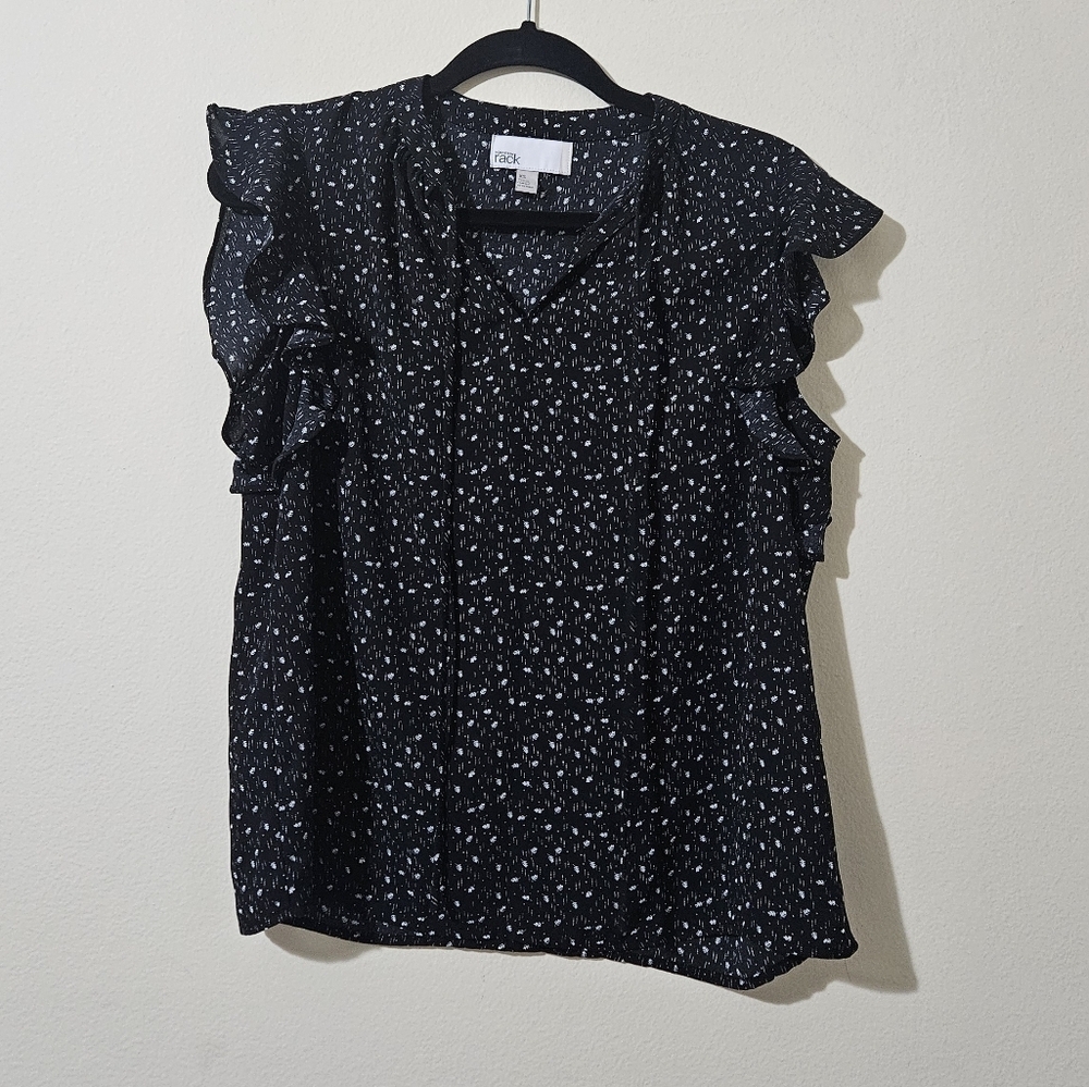 Nordstrom Rack Polka Dot Blouse